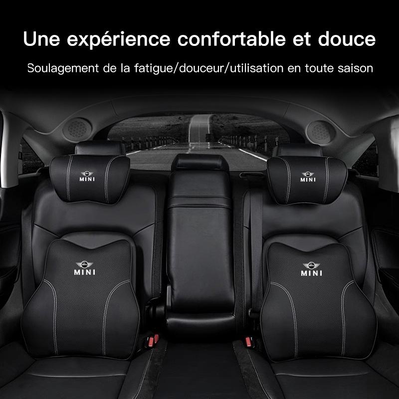 Memory Cotton Car Seat Headrest/Neck Lumbar Protection Cushion For Mini Cooper JCW Works R56 R50 F54 F55 F56 F57 F60 R52 R53 R55