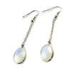 [N6291] - Opalescent White 'Scarlett' Designer Earrings