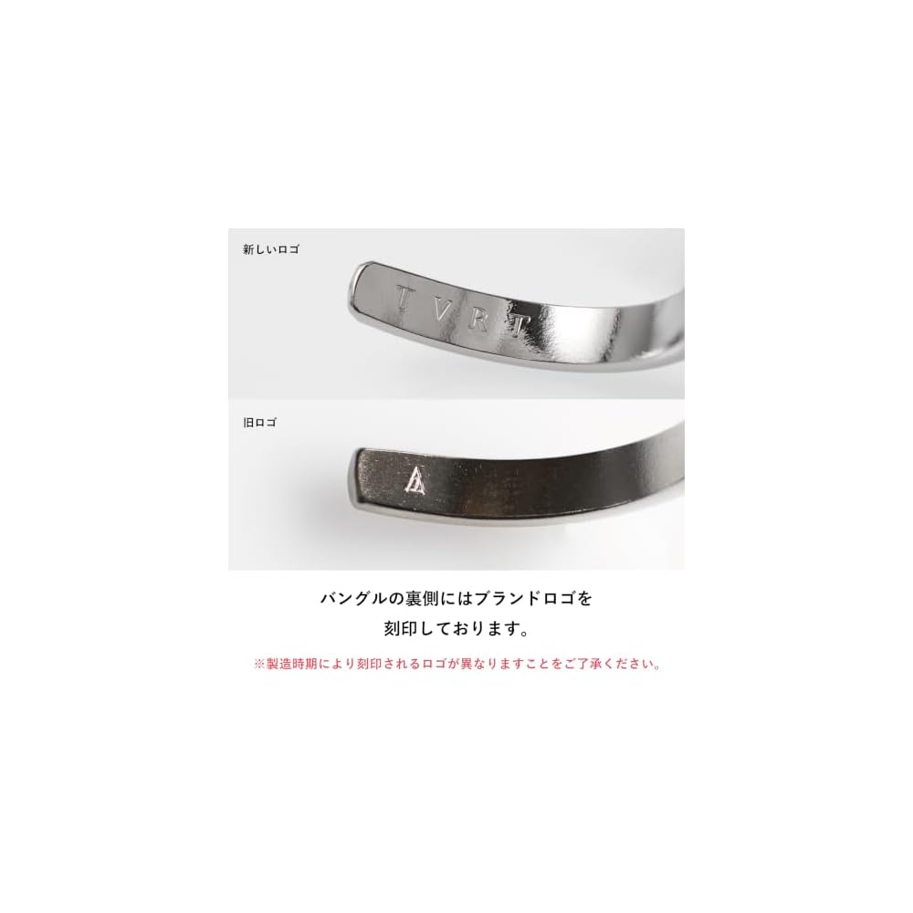 TAVARAT TVRT Bangle Men's Bracelet Unisex Accessory Brass Made in Japan Tps-136 Silver Satin Silver