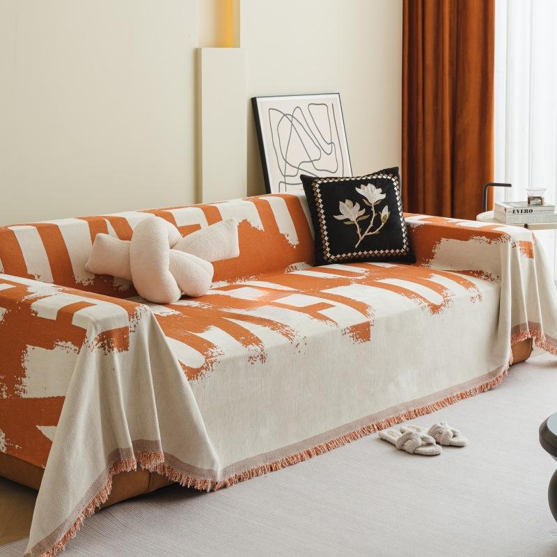 Chenille Sofa Cover Full Cover Light Luxury High-end Four-season Anti-cat Scratch Sofa Cover Full Cover