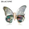 Butterfly Natural Shell Brooch Insects Women Men Party Gathering Accessories Dress Corsage Pins For Mom's Gifts Bijoux