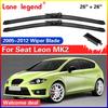 Автомобильные щетки стеклоочистителя для Seat Leon MK2 2005-2012 26"+26" Очистка лобового стекла Резиновые щетки стеклоочистителя Автомобильные аксессуары 2010 2011