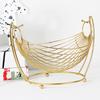 Nordic Creative Fruit Basket Stylish Snack Elegant Iron Design Personality Storage Fruit Basket for Home