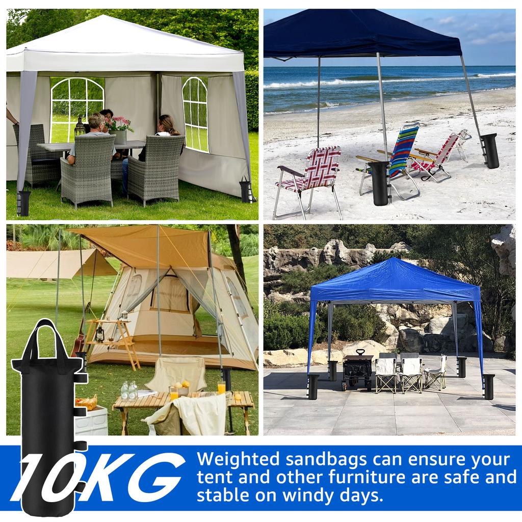 4 шт. Песочный мешок для палатки Ткань Оксфорд Пустой Утяжелительный песочный мешок Открытый Сад Кемпинг Навес Ветрозащитный Фиксированный Песочный мешок Аксессуары для палатки