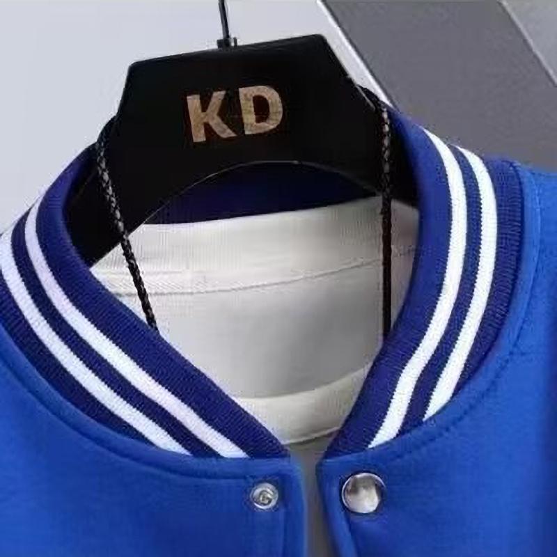 Loose Fit Men's Baseball Jacket American Couple Costume Autumn Winter Men Casual