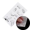 Fingers Toes Body Art Sexy Waterproof Temporary Tattoo Fake Stickers