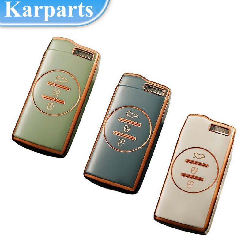 Модный чехол для ключей из ТПУ для Chery Tiggo 8 Arrizo 5 7 Pro EQ7 5x 3x Tiggo 7, умный держатель, кольцо, защитные аксессуары, чехол