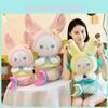 Mermaid Plush Bunny Toy Soft Cuddly Animal For Girls Kids Companion Sleep