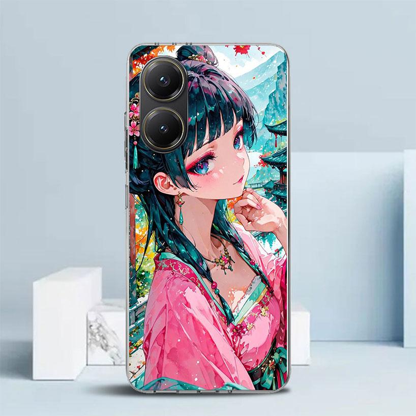 A-Apothecary D-Diaries Maomao Мягкая обложка для Xiaomi Poco F7 Ultra X7 X6 X5 Pro M7 Чехол для телефона Redmi 15 15C 13 13C 12 12C 10 10C P