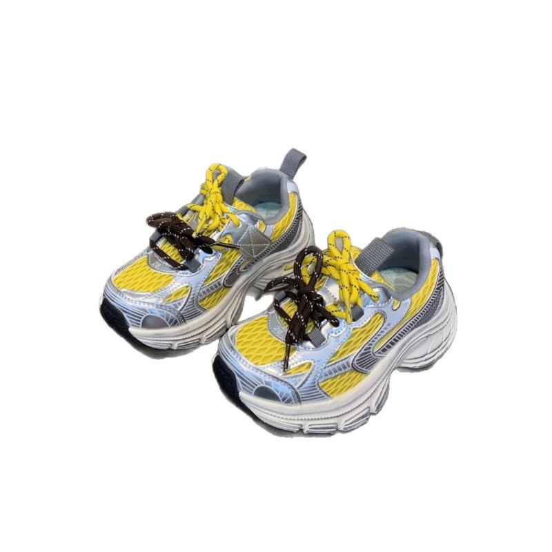 Youth style shoes Kids Chunky Sneakers Boys Girls Lightweight Breathable Mesh Casual Running Shoes