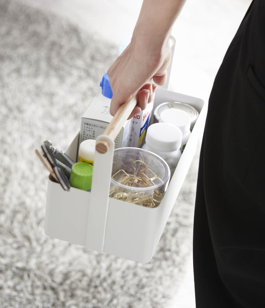 Ящик для инструментов Yamazaki Jitsugyo Tosca L Белый 2312