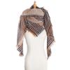 Scarf Autumn Winter Triangle Shawl Women's Triangle Scarf Plaid Thin Square Scarf Scarf