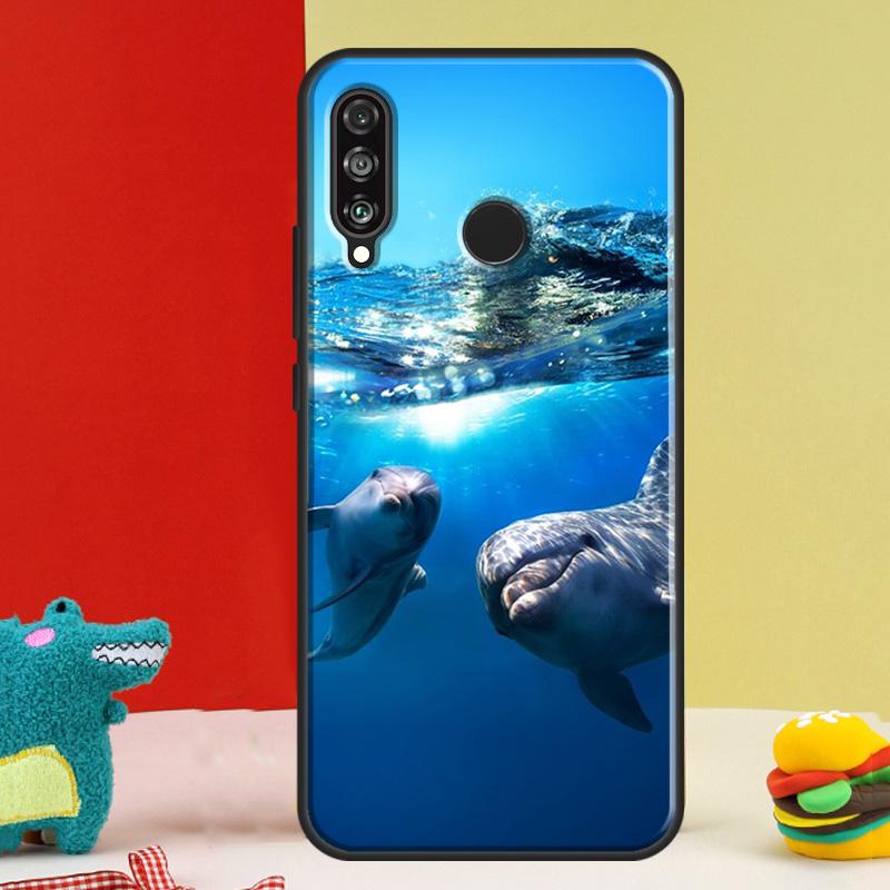 Чехол Ocean Dolphin для Huawei Nova 5T 9 10 SE 12i 12s 11i Y91 Y90 Y60 Y70 Y72 Y61 P60 P30 Pro P20 P40 Lite