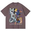 230 г/м² 100% хлопок Dragon Ball V50 Принт с Транксом и Фризой Унисекс Футболка из плотного хлопка