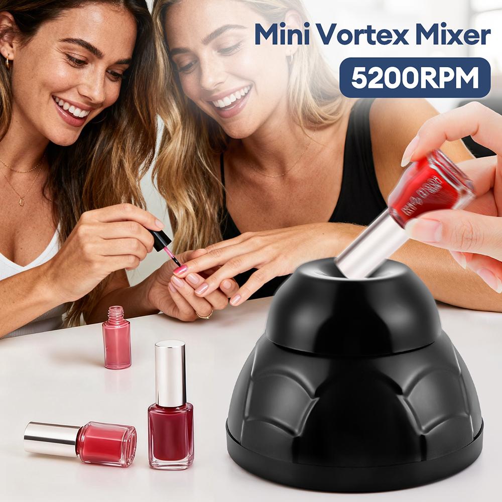 5200RPM High Frequency Vibration Shaking Mixer Liquid Anti-Caking Vortex Mixer Nail Polish Pigment Airbrush Paint Ink Shaker