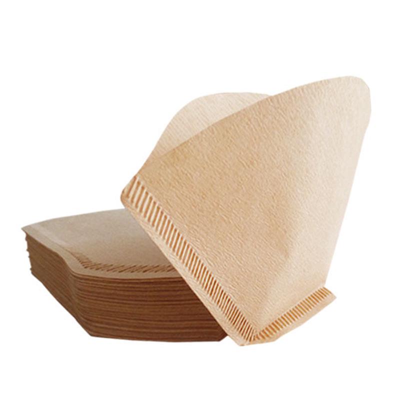 100 шт./пакет деревянные оригинальные бумажные фильтры для кофе эспрессо ARI