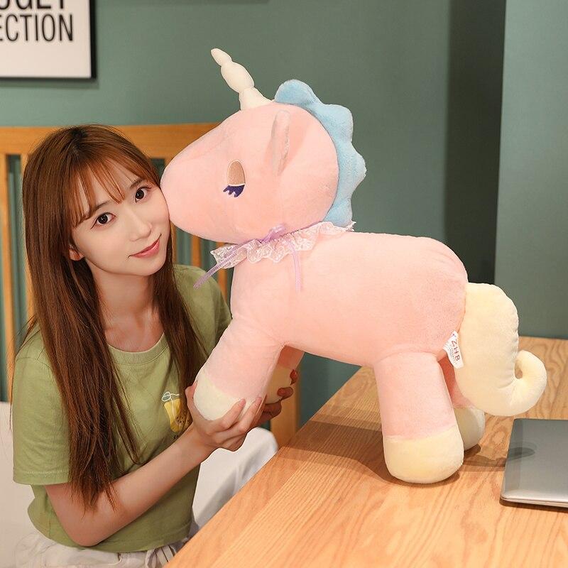 Giant Size Dream Unicorn Plush Toys Stuffed Soft Animal Unicorn Pillow Lovely Bed Sofa Cushion Valentine S Xmas Gifts
