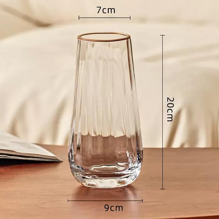 Ваза Стеклянная ваза Украшение дома Украшения Цветочная композиция Ваза для цветов