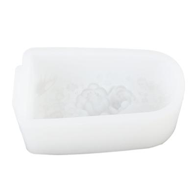 Модель мороженого из пищевого силикона с изысканным цветочным дизайном для приготовления мороженого для дома и туристической достопримечательности