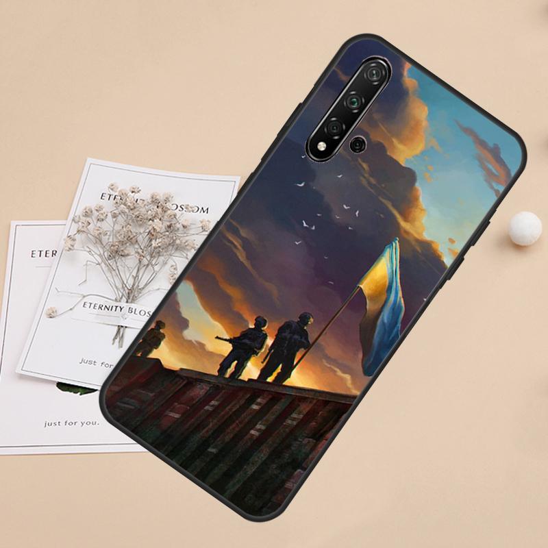 Ukraine Flag For Huawei Nova 12i 11i 8i 7i 3i 9 10 SE Y60 Y61 Y70 Y72 Y73 Y90 Y91 P20 P30 P40 Lite Case