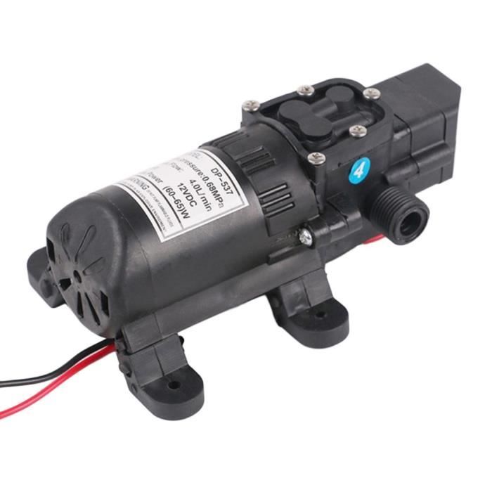 DC12V 0.68MPA 4L / Pompe à Eau à Haute Pression Diaphragme Eau Auto-amorçante 65W