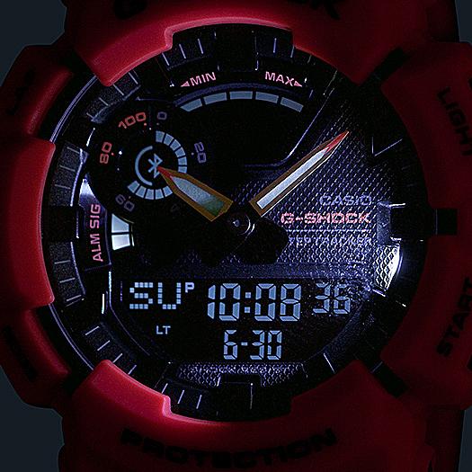 Casio Мужские кварцевые часы GBA-900-4A из смолы, водостойкие 200 м, ударопрочные, цифровые