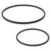 2PCS For BMW 1 3 5 7 Series X1 X5 Z4 318i 320i 520li 120i N42 N46 N62 N73 Black Rubber Vacuum Pump Seal Kit Gasket 11668626471