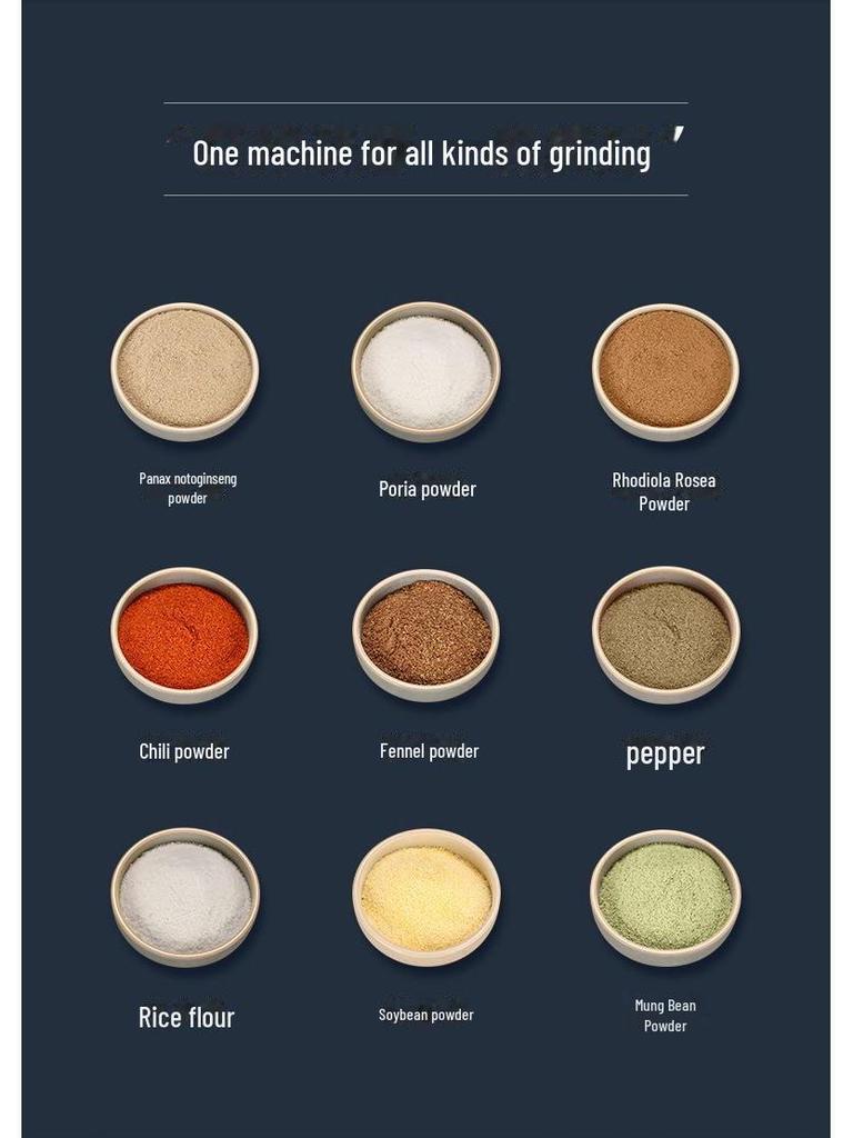 Многофункциональная мельница из нержавеющей стали для измельчения лекарственных материалов и зерен