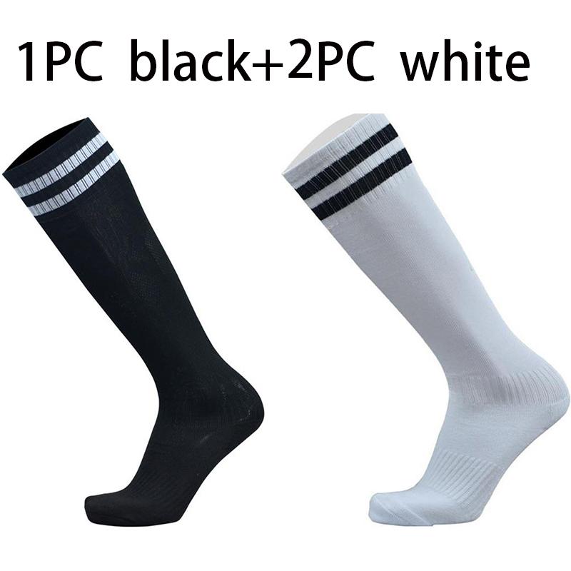 1-3/PCTowel Bottom футбольные носки длинные влагопоглощающие и противоскользящие спортивные носки полосатые детские футбольные носки длиной до колена