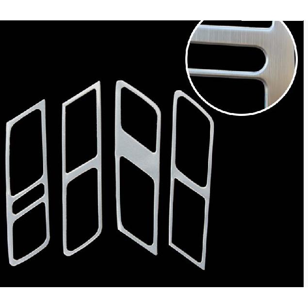 Stainless Steel Armrest Panel Cover Decoration 4pcs/lot For JETTA MK6 For 2012 2013 2014