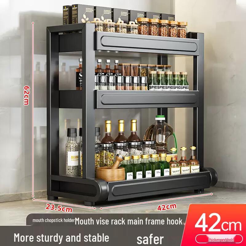Multifunctional Kitchen Countertop Storage Rack