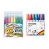 Geochemistry Nomarji Sign Pen 24 Colors + Monami Super Sign Pen 12 Colors Set, Mixed Colors, 1 Set, Korean Toy Supplies