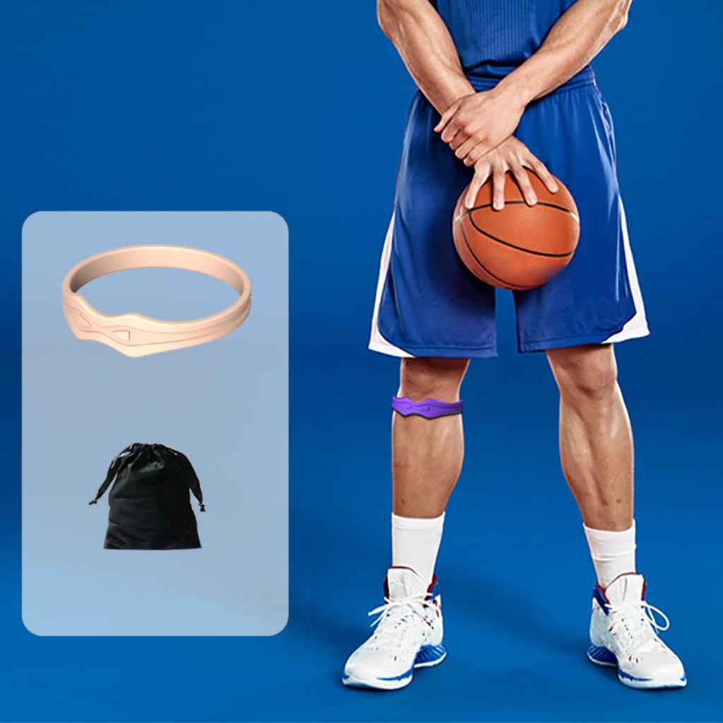 Ремень для коленной чашечки Баскетбольный наколенник Ремень для коленного сустава Веревка для коленного сустава Кольцо Резиновая лента Спортивная наколенница Эластичная фиксированная защита наколенника