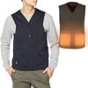 Inner Cold Electric Heated Electric Heated Electric Heated Made In Christmas Dark S [Volt Heat] Vest, V-Neck, Thin, Lightweight, Windproof,