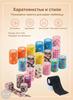 Self-adhesive elastic bandage, set of 12 rolls, 5cm 4.5m, soft breathable fixing patch for joints, fingers, sports fixation
