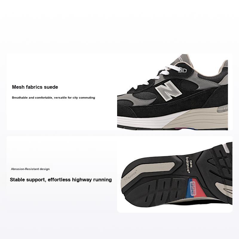 New Balance 992 Сделано в США Черные кроссовки унисекс 2021 Серые M992EB