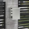 Parcel Drop Box Black 47.5 x 38 x 59 cm Galvanized Steel