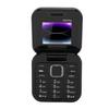 Flip Phone 2G 1.77 Inch Portable Dual SIM Dual Standby 1000mAh 3 Card Slots Multifunctional Flip