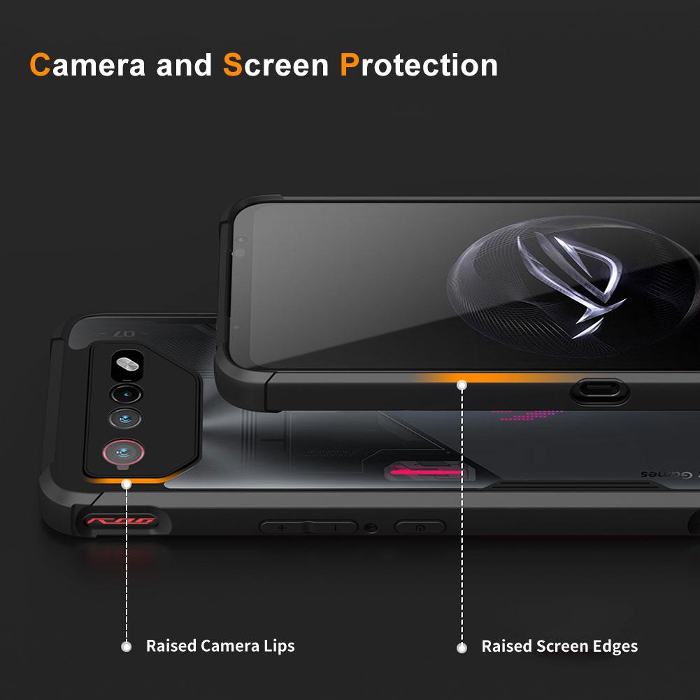 Ультратонкий ТПУ чехол для ROG Phone 6D Ultimate/7, Ударопрочный легкий чехол с полной защитой