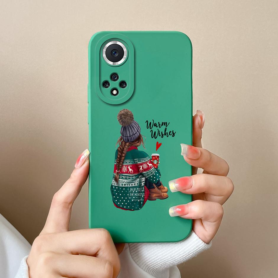 For Huawei Nova 9 Pro SE Case Pretty Butterfly Cartoon Shockproof Liquid Silicone Shell For Huawei Nova9 Pro SE Fashion Fundas