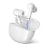Беспроводные наушники QCY с активным шумоподавлением, гибридным ANC, поглощением окружающего звука, совместимым со специальным приложением, водонепроницаемостью IPX5, белого цвета, среднего размера QCY-HT03WH