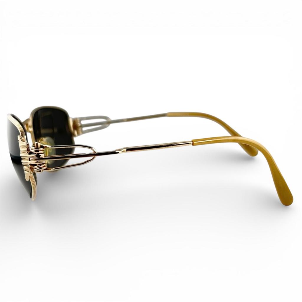 Great JEAN-PAUL GAULTIER sunglasses Spring temples gold Women 56-6103 Used