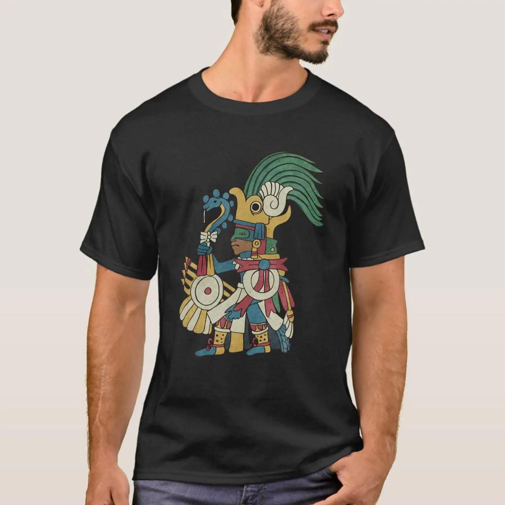 Huitzilopochtli Aztec God Mythology Mayan Su T Shirt Vintage Stretched Breathable Fashion Designer Clothes Unisex