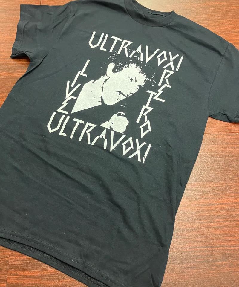 Vtg ULTRAVOX Band Live In Tour Heavy Cotton Black All Size Shirt TR453