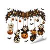Indoor Outdoor Decorative Clings Halloween Window Clings, PVC Waterproof Static Decals, Removable Festive Wall Stickers