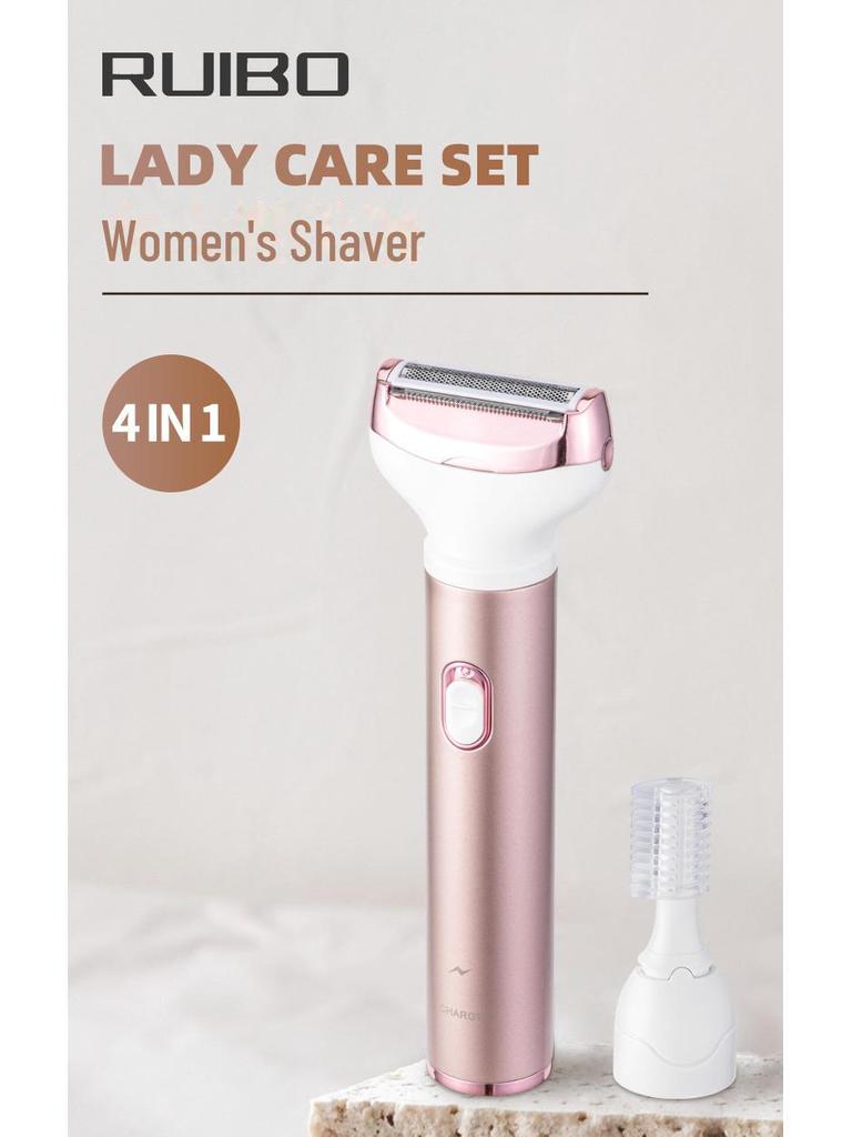 Женская многофункциональная электробритва: Триммер для подмышек, лобка, носа и бровей - бритва 4 в 1