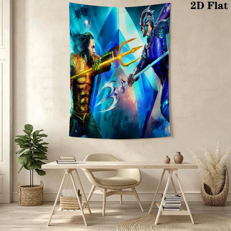 Aquaman Underwater Adventure Threepiece Set 1 Duvet Cover 2 Pillowcase Without Core Christmas Birthday Gift Duvet Cover And Pillowcase