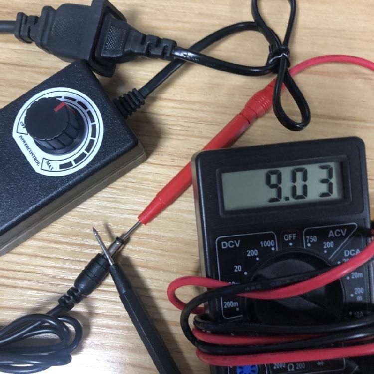 AC 100-240V в DC 4V-12V 2A 5.5x2.1мм Регулируемый адаптер питания для вентилятора