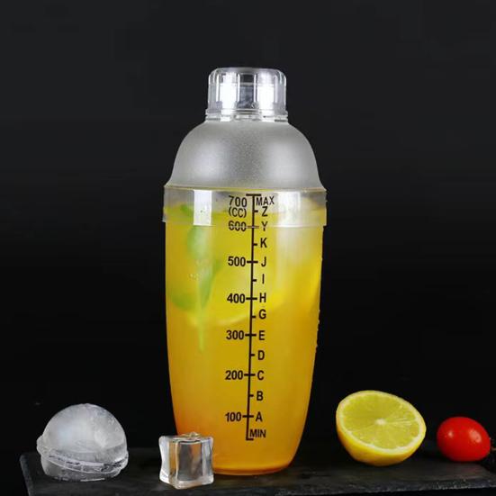 Герметичный шейкер для ПК с весами, миксер для напитков для бармена, кухонные гаджеты