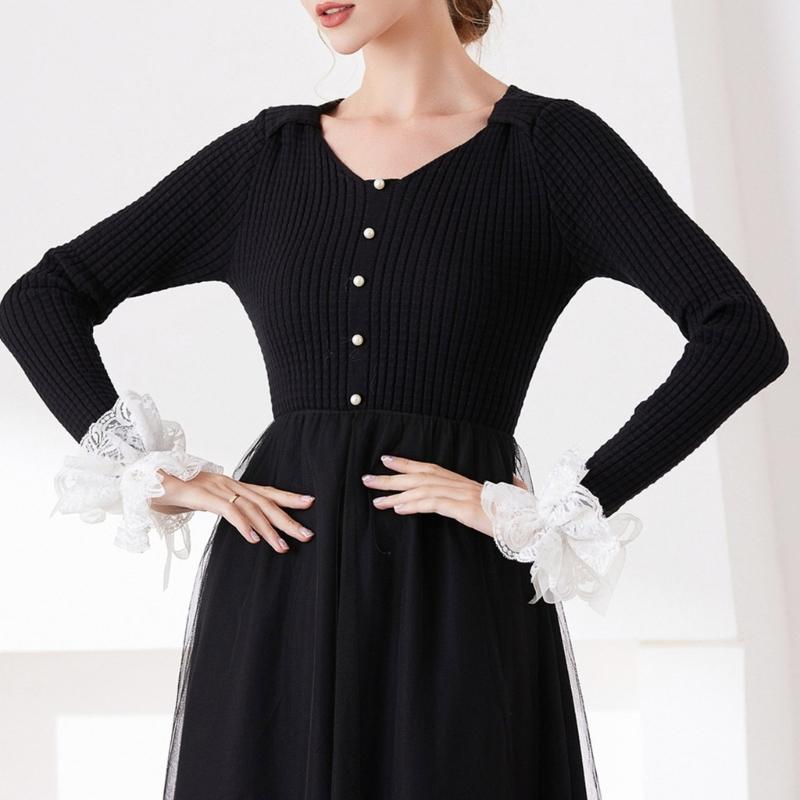 Маникюрные рукава с кружевной отделкой, Декор для ногтей, Сетчатые манжеты, Романтические нарукавники для особых случаев и маскарадных костюмов